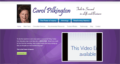 Desktop Screenshot of carolpilkington.com